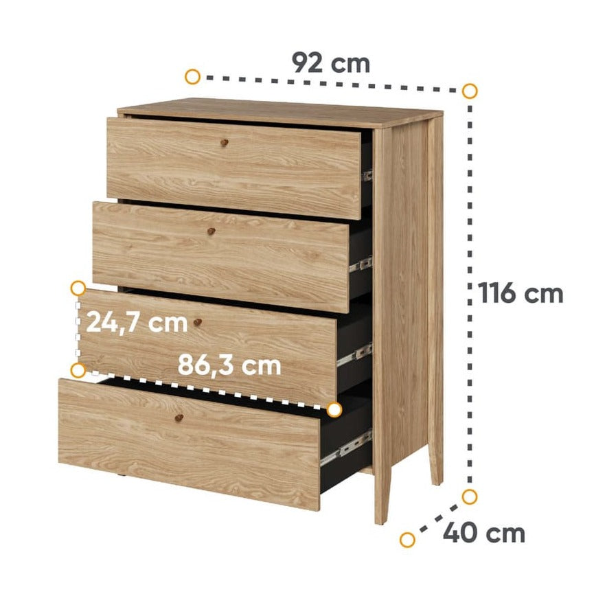 Cozy Chest Of Drawers 92cm