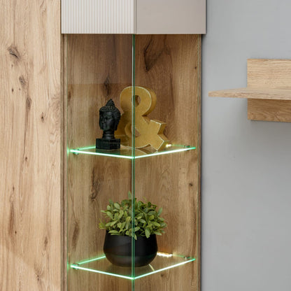 Catalina Tall Display Cabinet 70cm