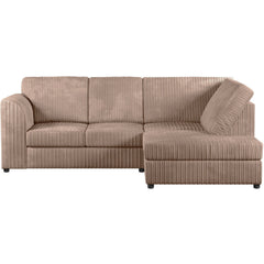 Chicago Jumbo Cord Full Back Coffee Corner Sofa