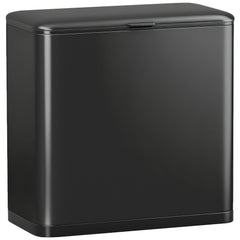 HOMCOM 8L Hanging Kitchen Bin, Rubbish bin with Lid and Removable Inner Bucket for Kitchen Cabinet Door, Under Sink, Office