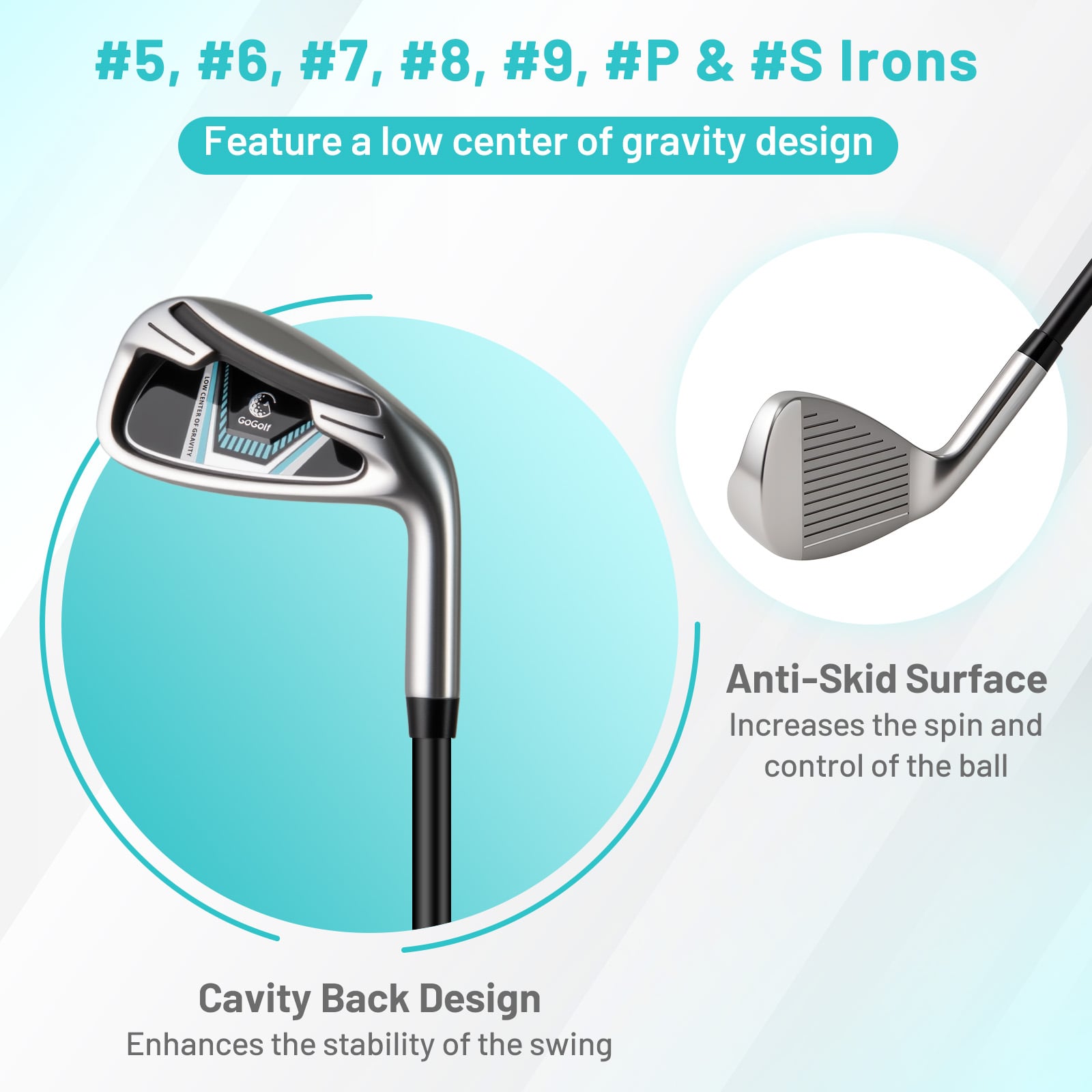 Women's Complete Golf Clubs and Bag Set Right Handed-Green