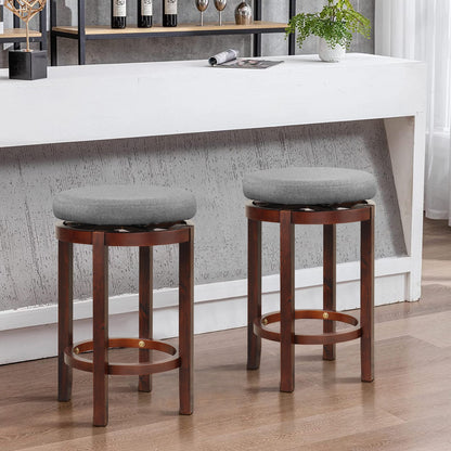 Counter Height Stool Set of 4 Swivel Bar Stool