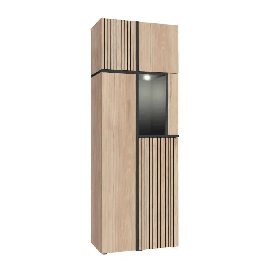 Cross Tall Display Cabinet 70cm