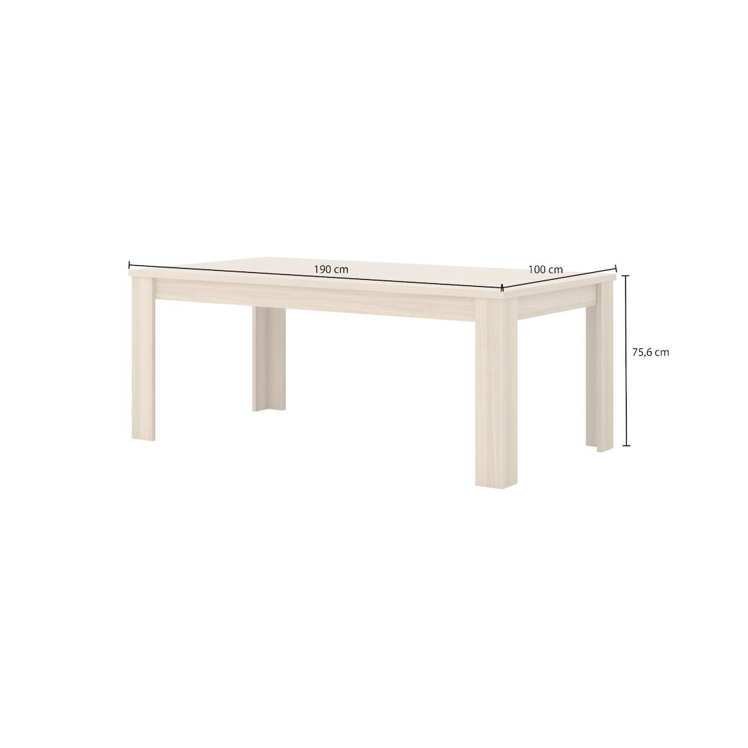 Cuba 94 Dining Table 190cm