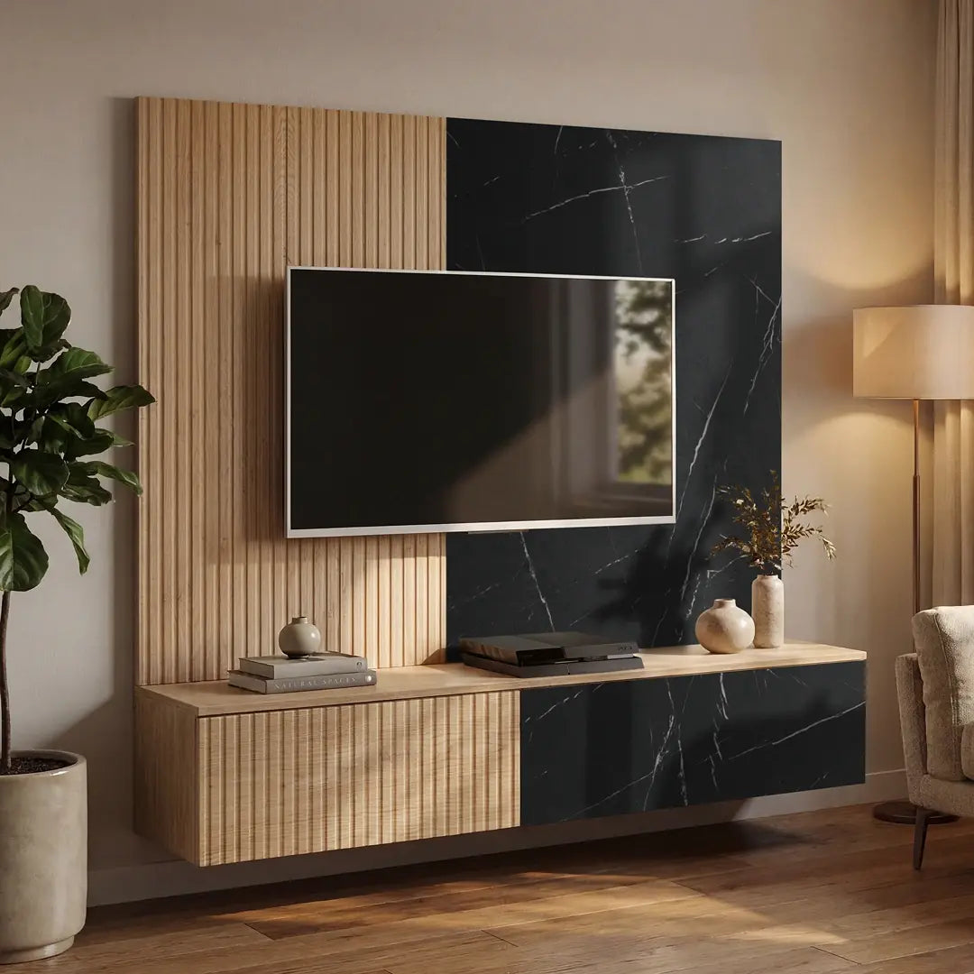Noir I Entertainment Unit For TVs Up To 70"