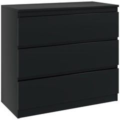 HOMCOM Chest of Three Drawers - Black