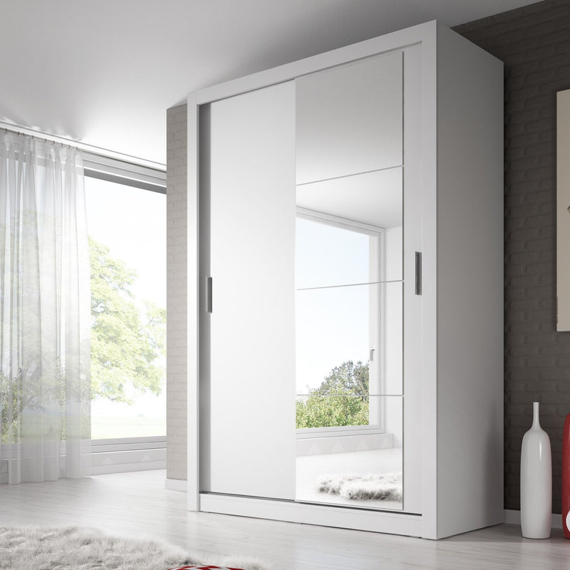 Tourville 2 Door Sliding Wardrobe 150cm - 3 Colours