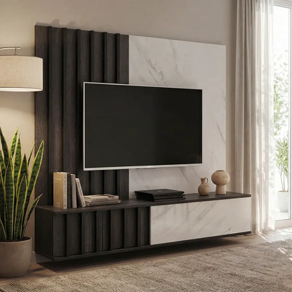 Noir II Entertainment Unit For TVs Up To 70"