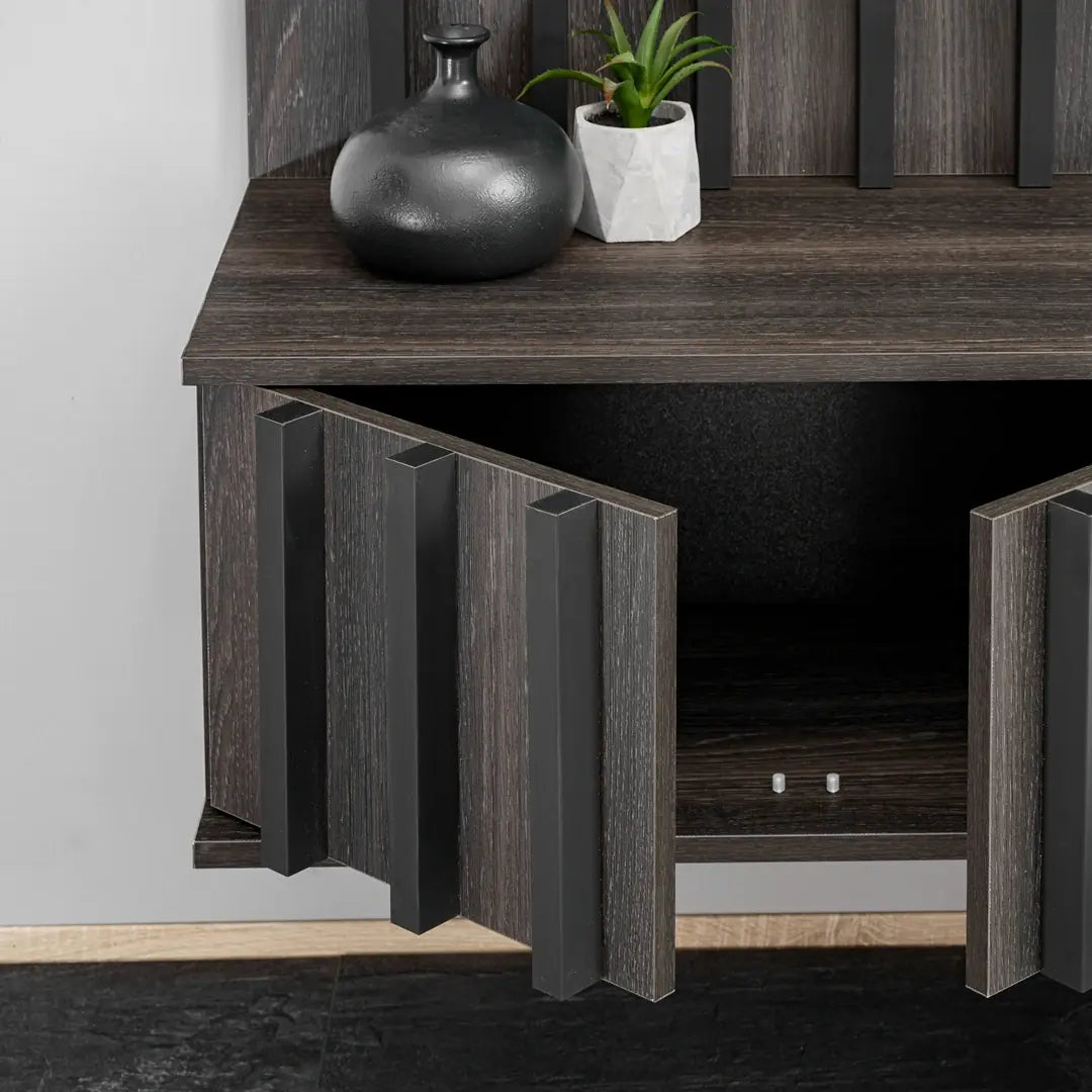Noir II Entertainment Unit For TVs Up To 70"
