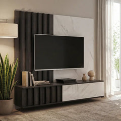 Noir II Entertainment Unit For TVs Up To 70