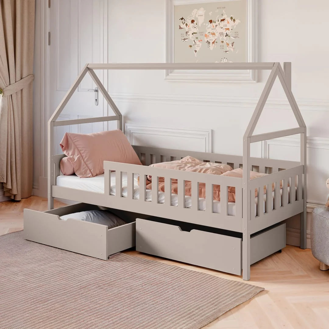 Wooden Single Bed Domi