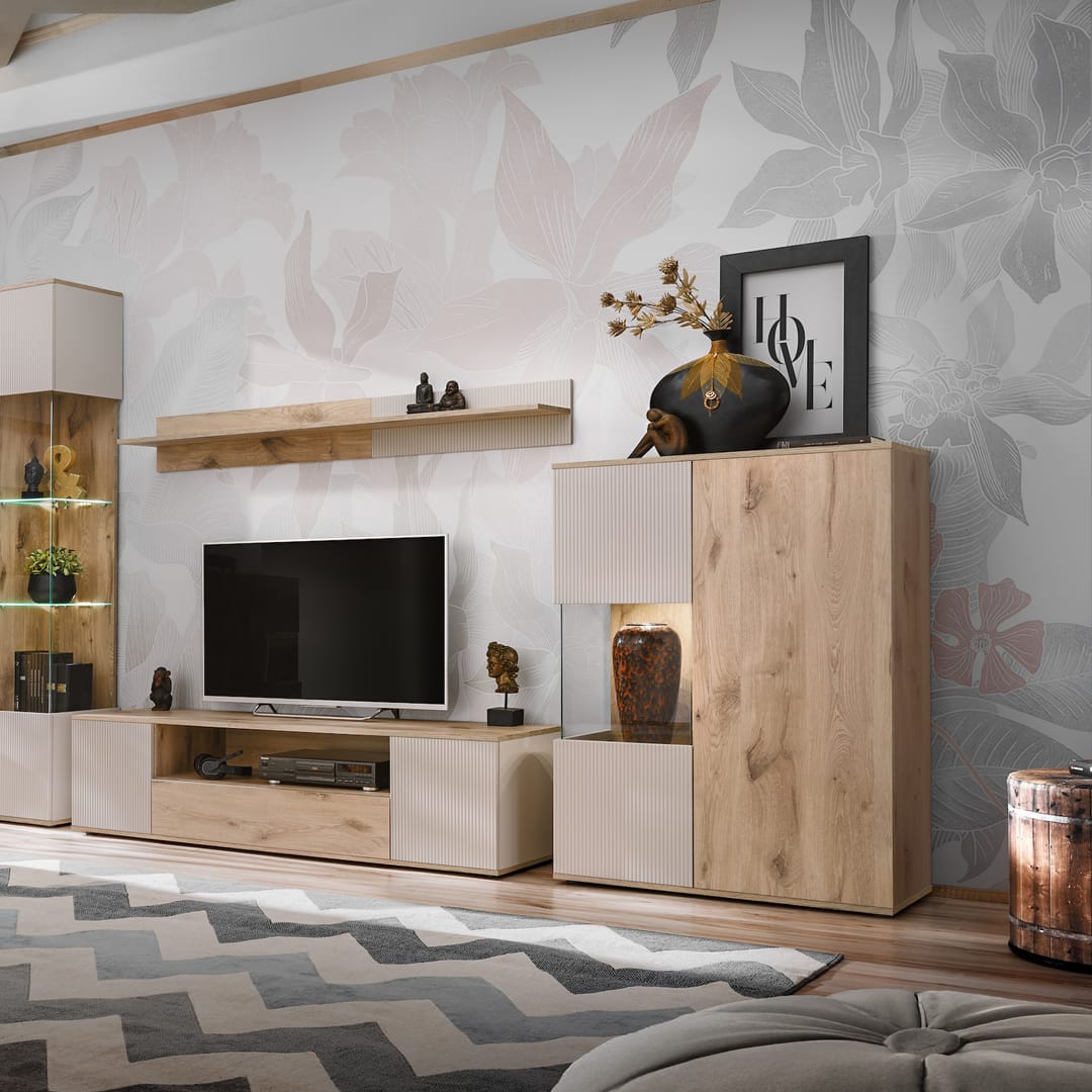 Catalina Display Sideboard Cabinet 160cm