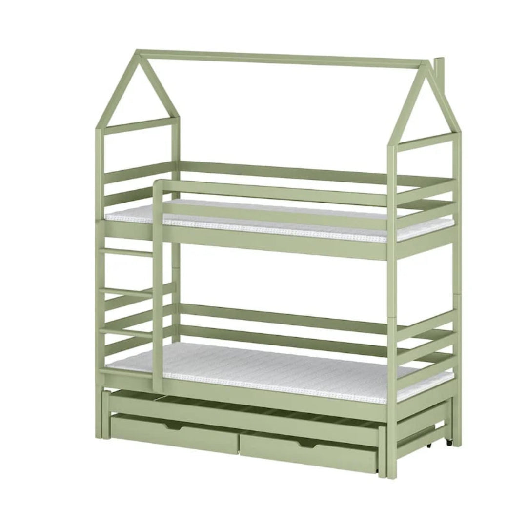 Dalia Bunk Bed with Trundle and Storage