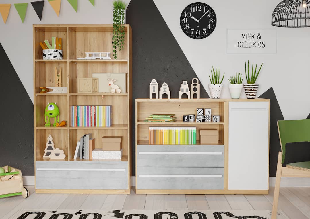 Plano PN-03 Bookcase 90cm