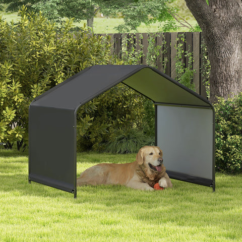 129CM Dog Shade Shelter for Large Medium Small Breeds-Black