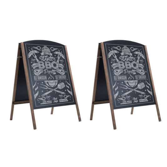 Double Sided A Frame- ChalkBoard Sign Set of 2