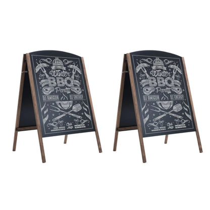 Double Sided A Frame- ChalkBoard Sign Set of 2