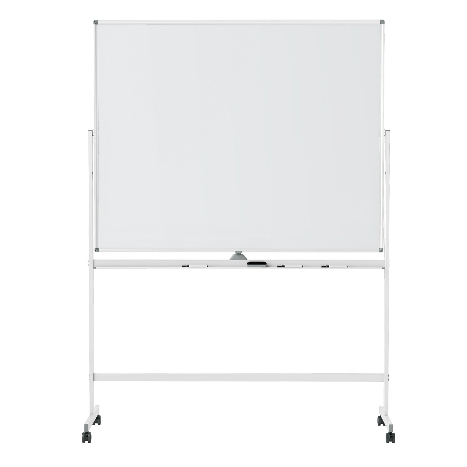 Double-Sided Magnetic Dry Erase Board with Stand-White