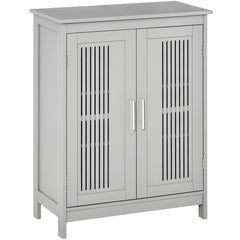 kleankin Modern Bathroom Floor Cabinet - Grey