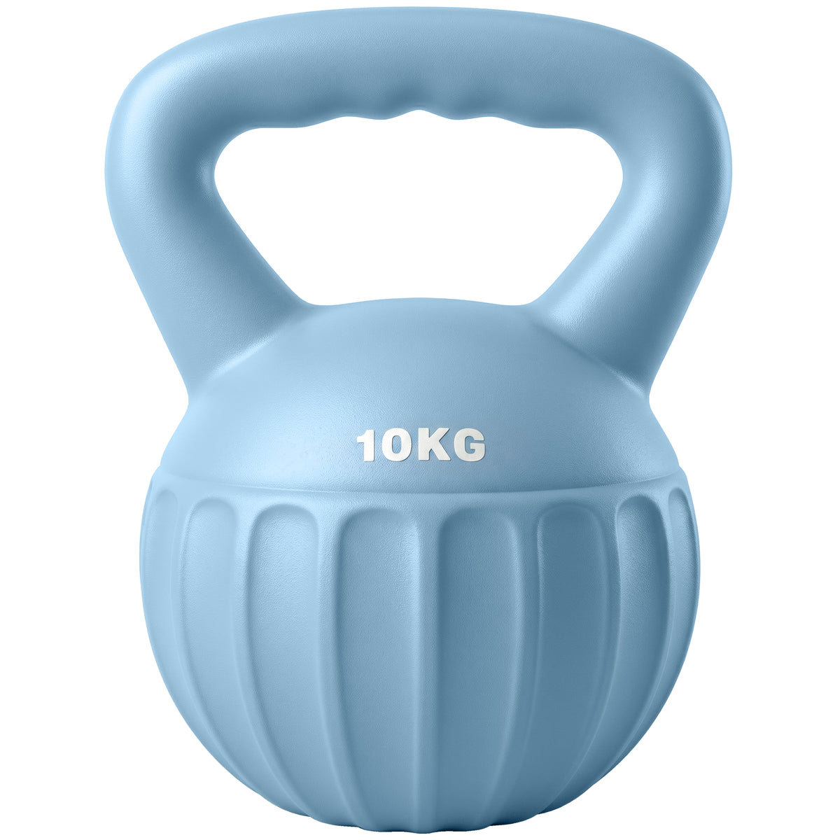 SPORTNOW Kettlebell for Strength Training Kettle Bell with Non-Slip Handle 10 kg Blue