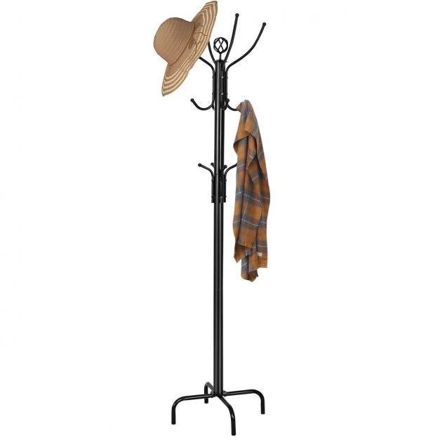 Entryway Set with 3-Tier Shoe Rack Console Table and Freestanding Coat Stand