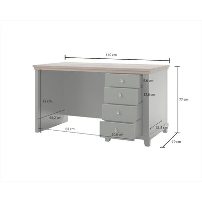 Evora Office Desk 140cm