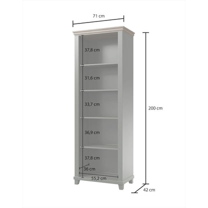 Evora Tall Bookcase 71cm