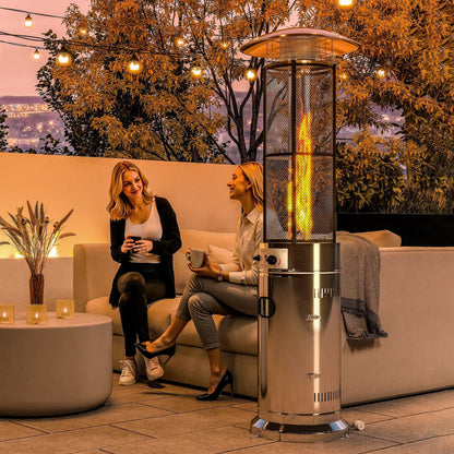 Outsunny 11Kw Adjustable Heat Gas Patio Heater