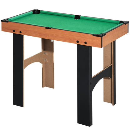HOMCOM 4 in 1 Multi Games Table Hockey Mini Foosball Billiards Pool Table Set 2 Types