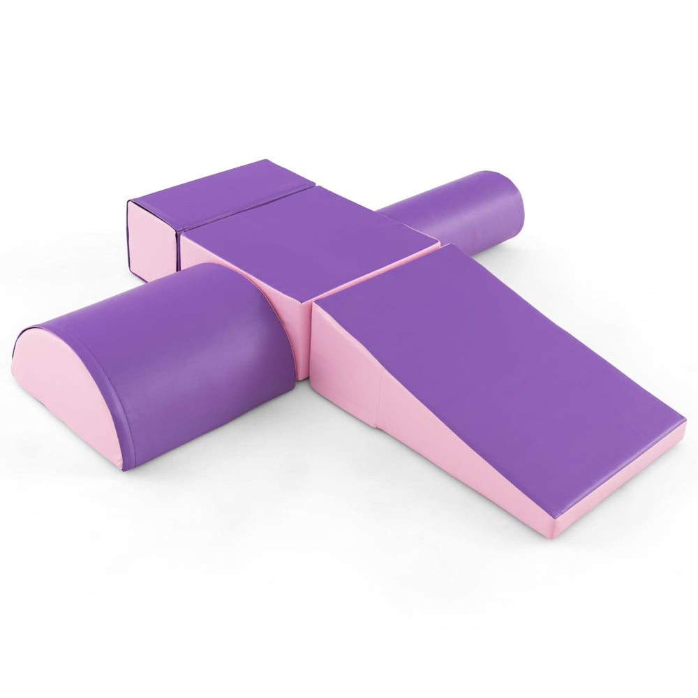 5-Piece Soft Waterproof Kids Climb &amp;amp;amp;amp;amp;amp;amp;amp; Crawl Activity Playset-Purple