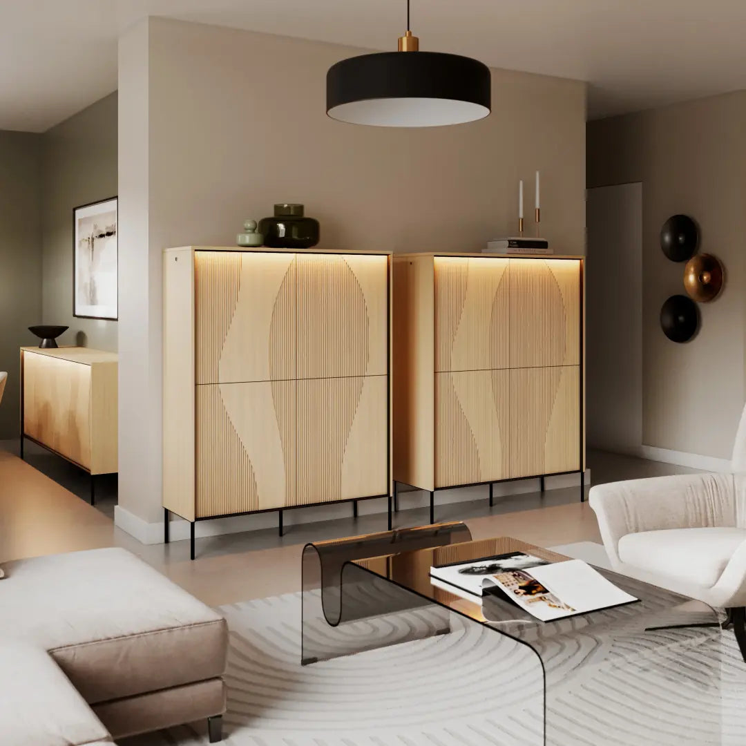 Flow FW-02 Highboard Cabinet 112cm