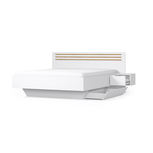 Florencja Bed Frame With Bedside Cabinets [EU King]