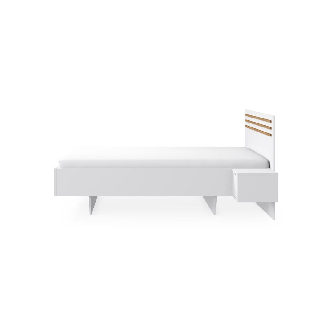 Florencja Bed Frame With Bedside Cabinets [EU King]