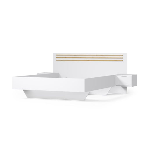 Florencja Bed Frame With Bedside Cabinets [EU Super King]