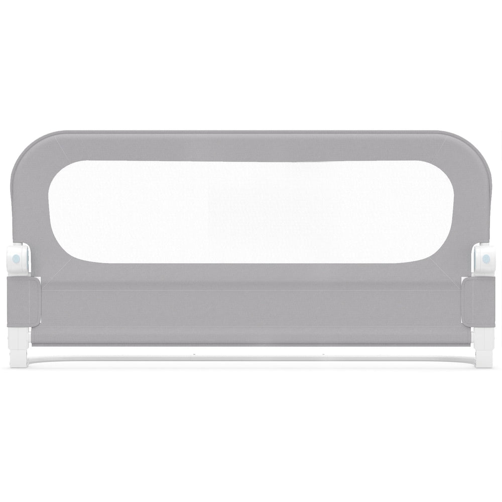 Foldable Bed Rail for Toddlers 120 Long with Removable Cover-Grey