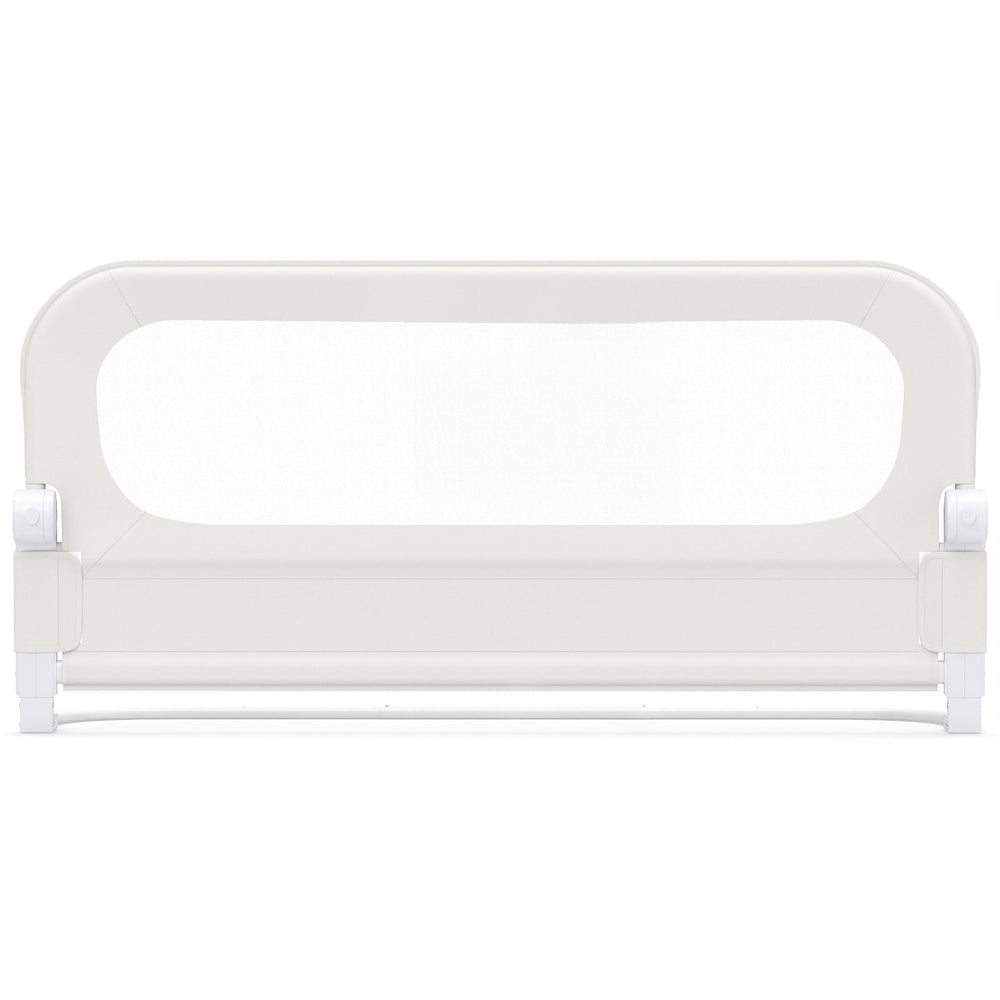 Foldable Bed Rail for Toddlers 120 Long with Removable Cover-White