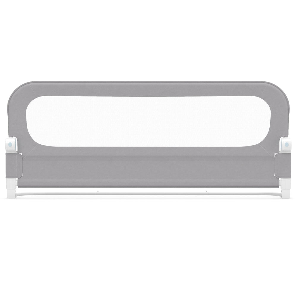 Foldable Bed Rail for Toddlers 148 Long with Removable Cover-Grey
