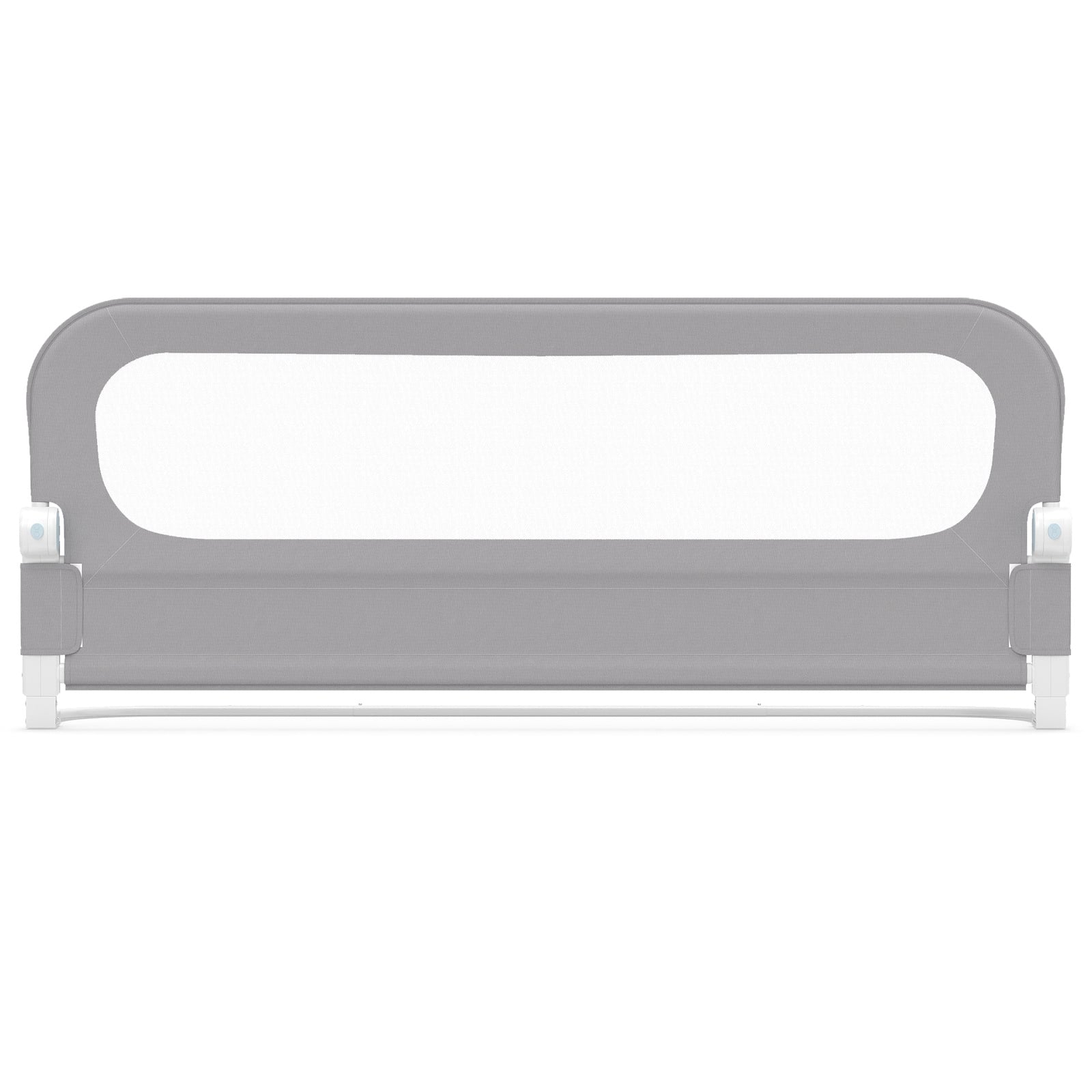 Foldable Bed Rail for Toddlers 148 Long with Removable Cover-Grey
