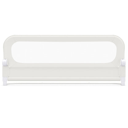 Foldable Bed Rail for Toddlers 148 Long with Removable Cover-White