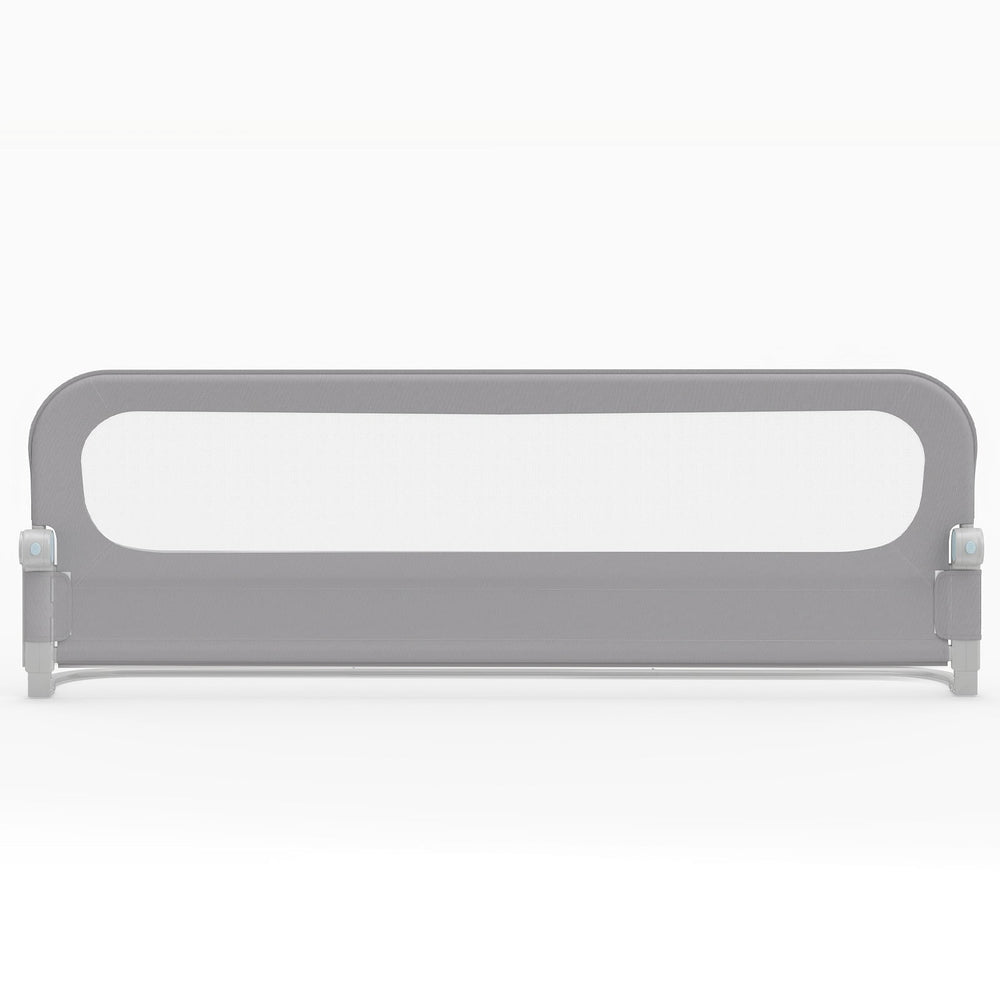 Foldable Bed Rail for Toddlers 178 Long with Removable Cover-Grey