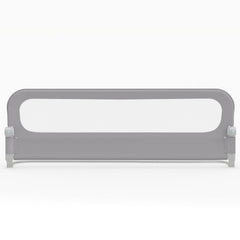Foldable Bed Rail for Toddlers 178 Long with Removable Cover-Grey