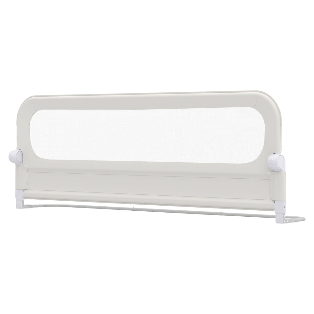 Foldable Bed Rail for Toddlers 178 Long with Removable Cover-White