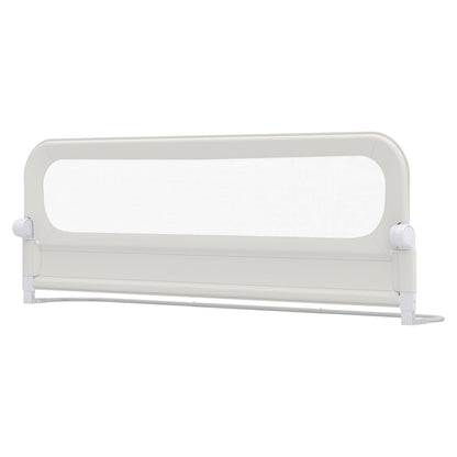 Foldable Bed Rail for Toddlers 178 Long with Removable Cover-White