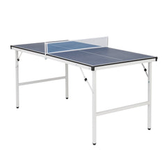Foldable Ping Pong Table with Net for Indoor Outdoor Use