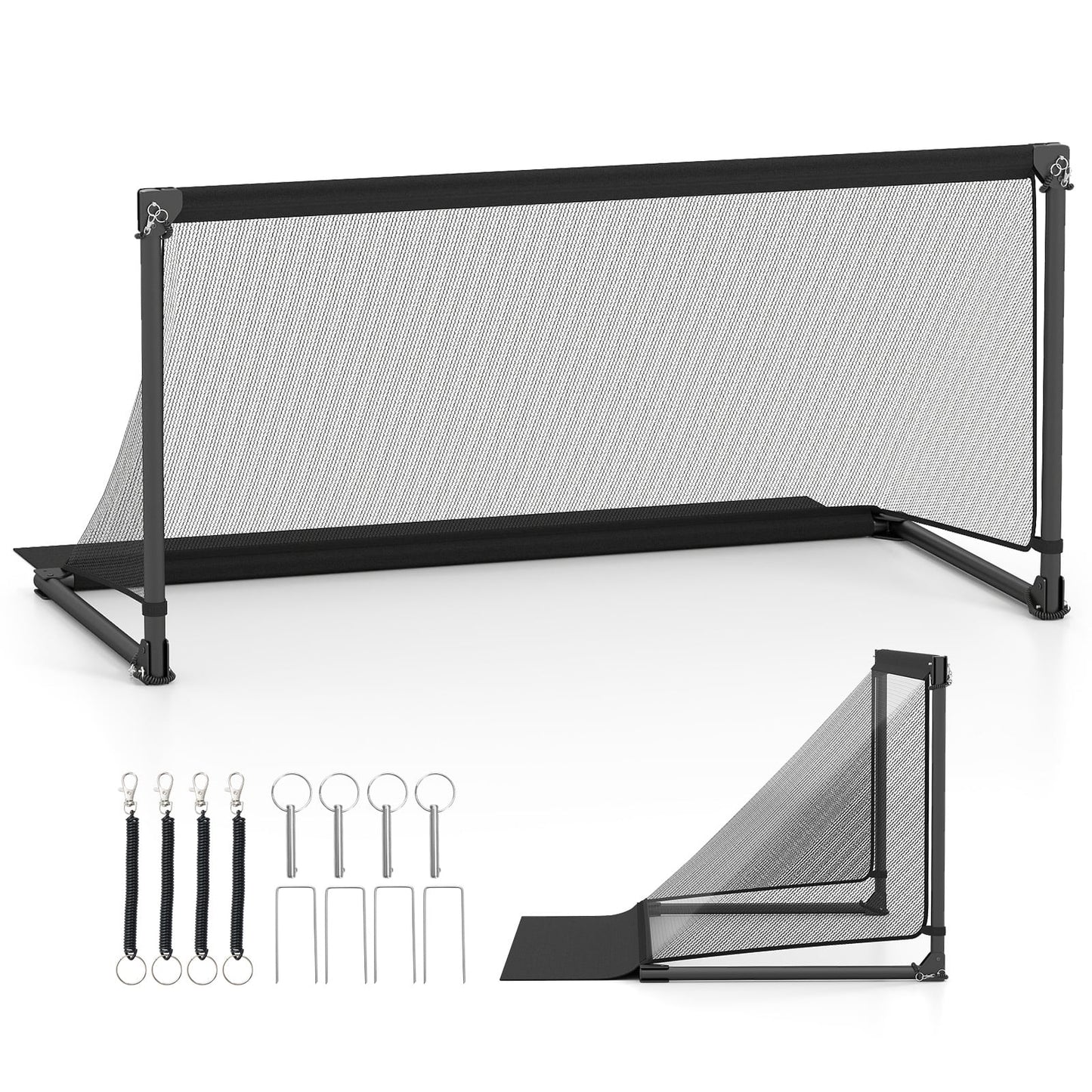 Foldable Pop-up Soccer Goal with Net-L