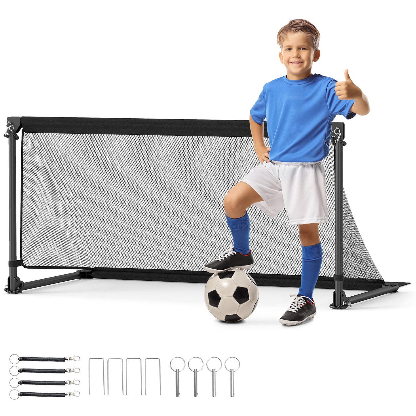 Foldable Pop-up Soccer Goal with Net-M
