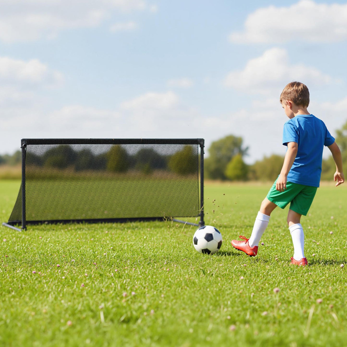 Foldable Pop-up Soccer Goal with Net-M