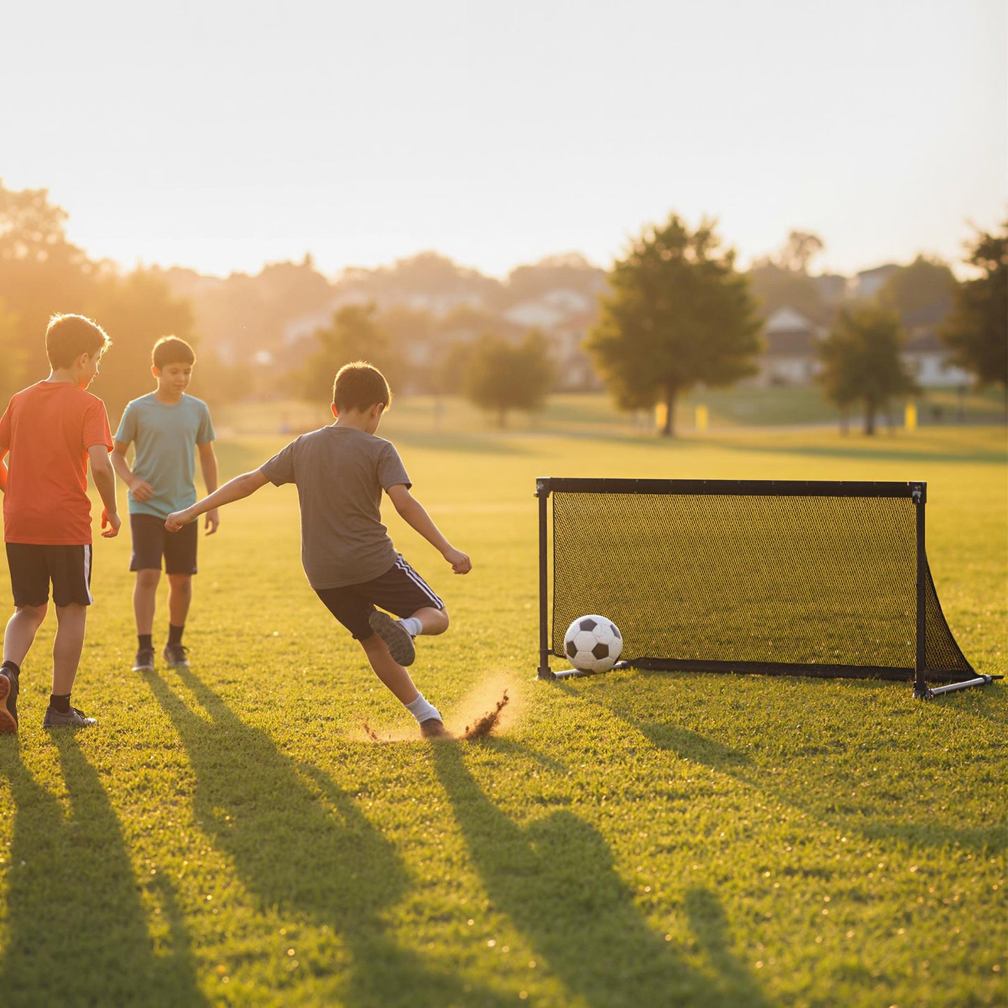 Foldable Pop-up Soccer Goal with Net-S