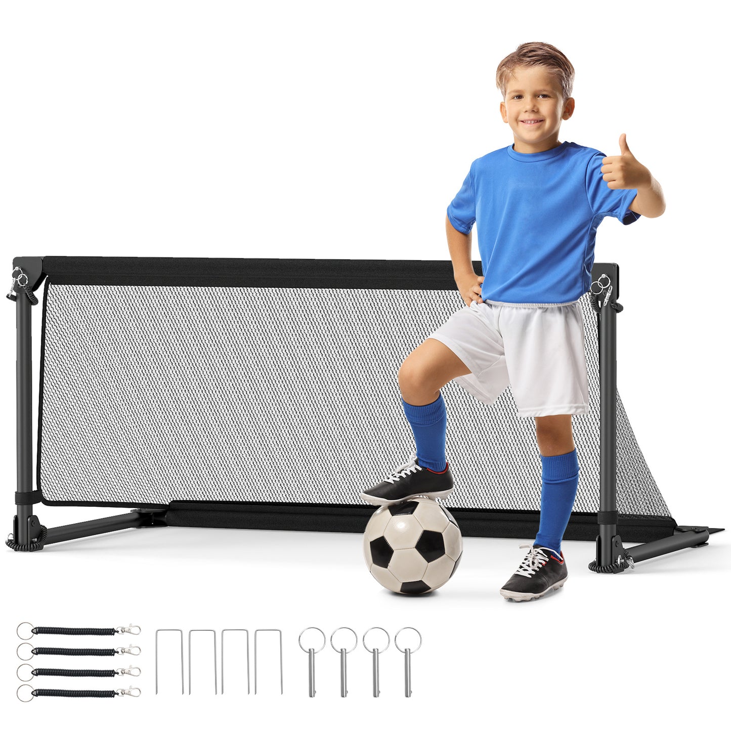 Foldable Pop-up Soccer Goal with Net-S