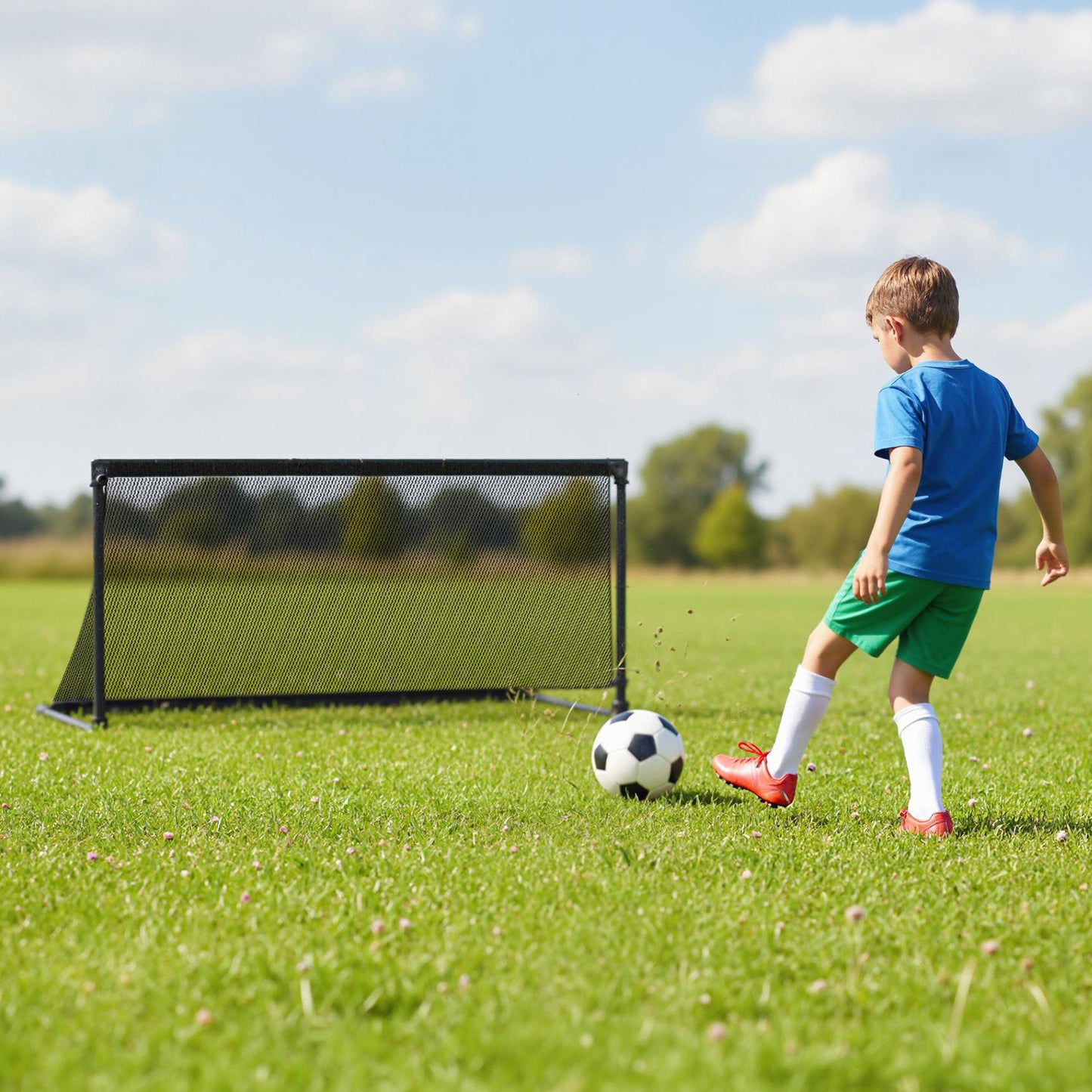 Foldable Pop-up Soccer Goal with Net-S